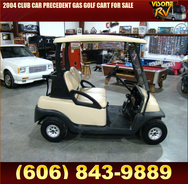Salvage RV Parts 2004 CLUB CAR PRECEDENT GAS GOLF CART FOR SALE ATV