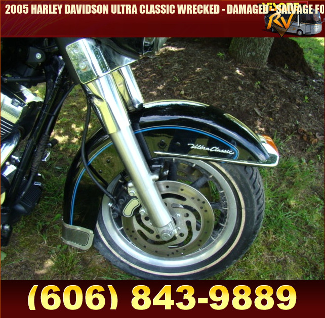 Salvage RV Parts 2005 HARLEY DAVIDSON ULTRA CLASSIC WRECKED DAMAGED