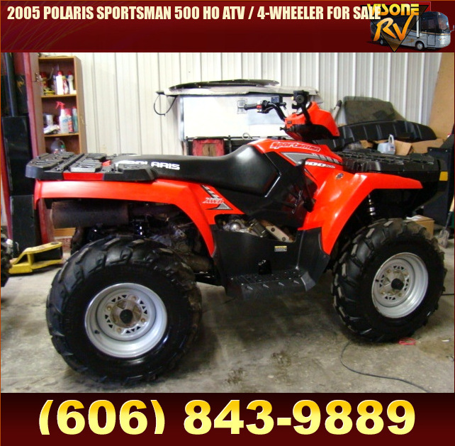 Salvage RV Parts 2005 POLARIS SPORTSMAN 500 HO ATV / 4WHEELER FOR SALE ATV UTVs Boats Golf