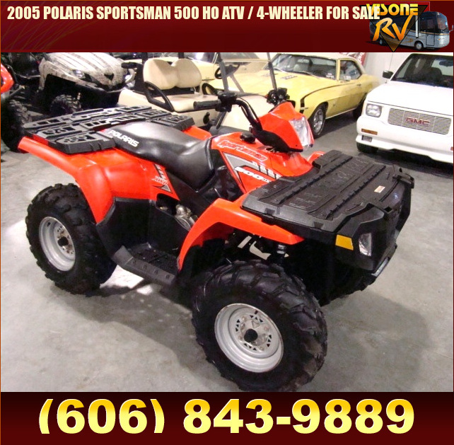 Salvage RV Parts 2005 POLARIS SPORTSMAN 500 HO ATV / 4WHEELER FOR SALE ATV UTVs Boats Golf