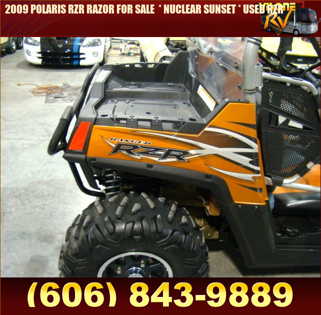 Salvage RV Parts 2009 POLARIS RZR RAZOR FOR SALE * NUCLEAR SUNSET