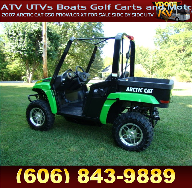 Used Rv Parts 2007 Arctic Cat 650 Prowler Xt For Sale Side By Side Utv Atv Utvs Boats Golf Carts And Motorcycles Rv Salvage Parts Visonerv Used Rv Parts