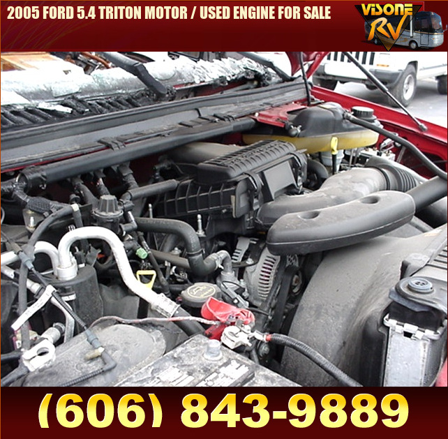 Salvage RV Parts 2005 FORD 5.4 TRITON MOTOR / USED ENGINE FOR SALE Auto Parts RV Parts Repair