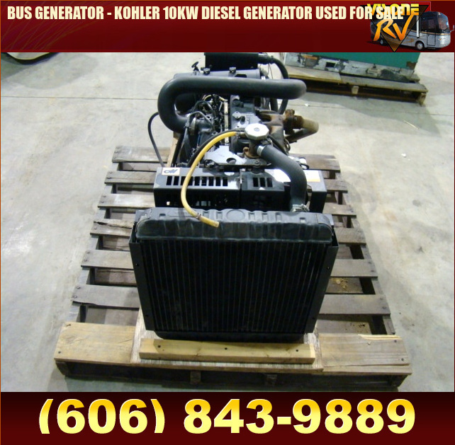Salvage RV Parts BUS GENERATOR KOHLER 10KW DIESEL GENERATOR USED FOR SALE Auto Parts RV Parts