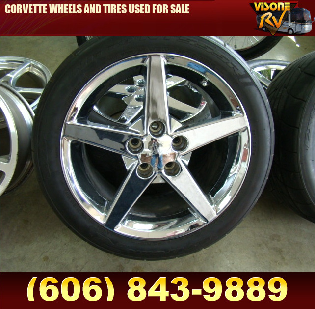Salvage RV Parts CORVETTE WHEELS AND TIRES USED FOR SALE Auto Parts RV