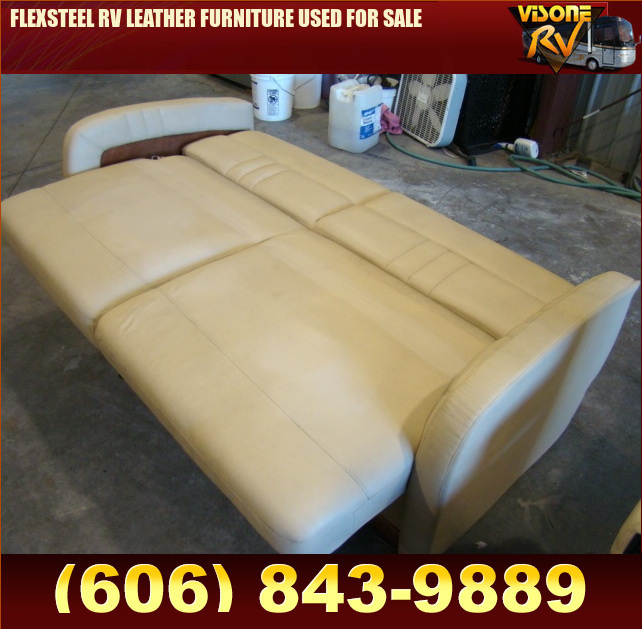 Salvage RV Parts FLEXSTEEL RV LEATHER FURNITURE USED FOR SALE Auto ...