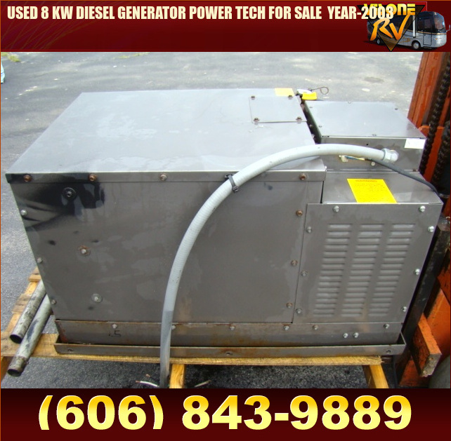 Used RV Parts USED 8 KW DIESEL GENERATOR POWER TECH FOR SALE YEAR-2003 ...