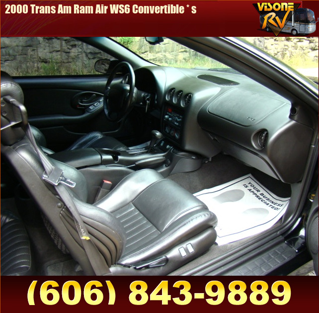 Salvage RV Parts 2000 Trans Am Ram Air WS6 Convertible * s PreOwned and ...