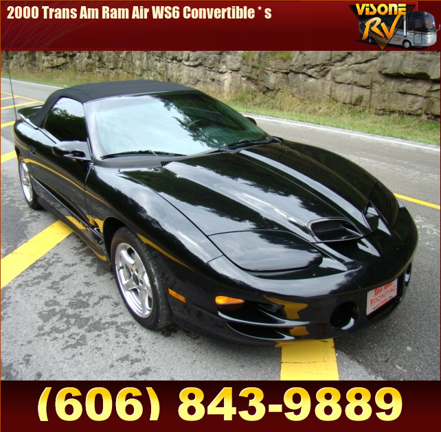 Salvage RV Parts 2000 Trans Am Ram Air WS6 Convertible * s PreOwned and ...