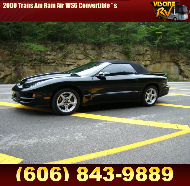 Used RV Parts 2000 Trans Am Ram Air WS6 Convertible * s PreOwned and ...