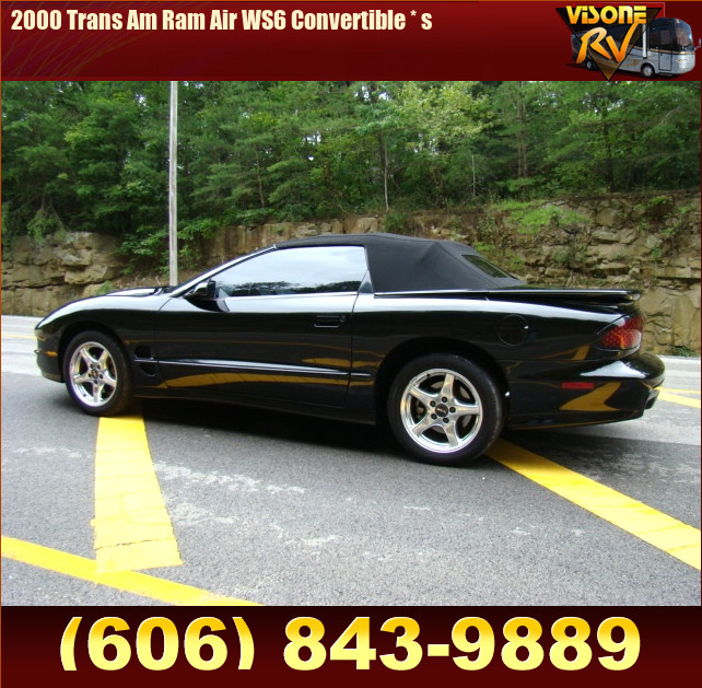 Used RV Parts 2000 Trans Am Ram Air WS6 Convertible * s PreOwned and ...