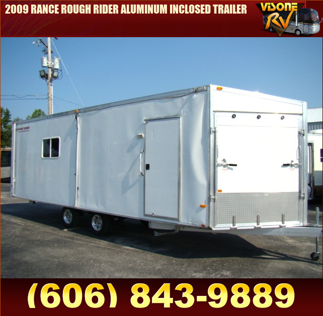 Salvage RV Parts 2009 RANCE ROUGH RIDER ALUMINUM INCLOSED TRAILER