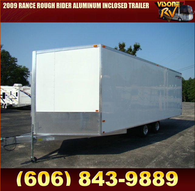 Salvage RV Parts 2009 RANCE ROUGH RIDER ALUMINUM INCLOSED TRAILER