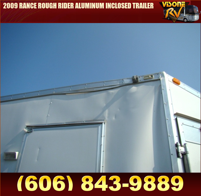 Salvage RV Parts 2009 RANCE ROUGH RIDER ALUMINUM INCLOSED TRAILER