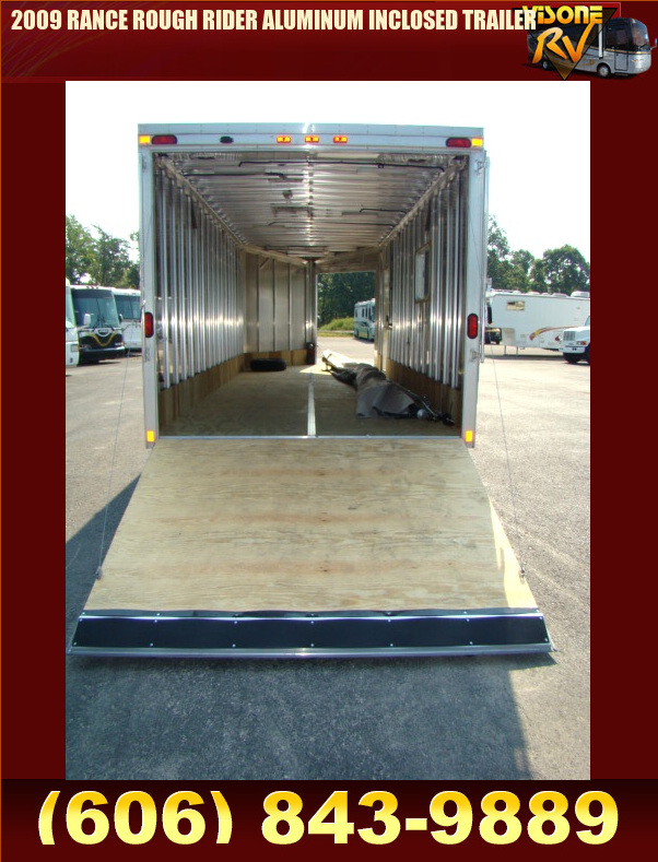 Salvage RV Parts 2009 RANCE ROUGH RIDER ALUMINUM INCLOSED TRAILER