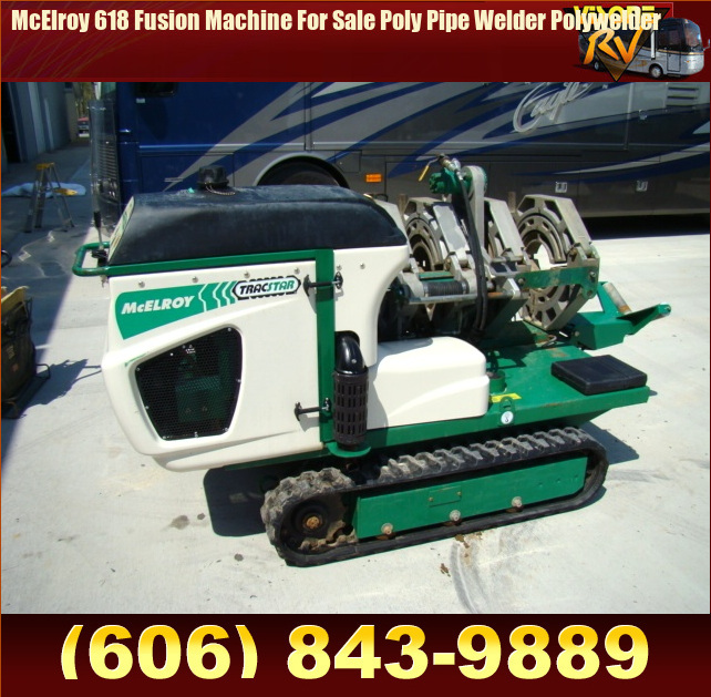 Used RV Parts McElroy 618 Fusion Machine For Sale Poly Pipe Welder ...
