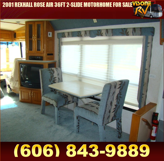 Used RV Parts 2001 REXHALL ROSE AIR 36FT 2SLIDE MOTORHOME FOR SALE RVs