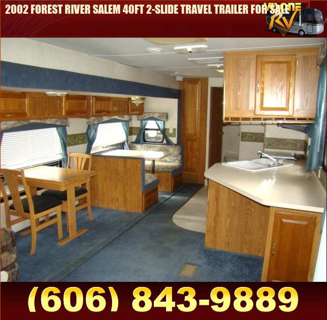 Salvage RV Parts 2002 FOREST RIVER SALEM 40FT 2SLIDE TRAVEL TRAILER