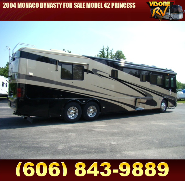 Salvage RV Parts 2004 MONACO DYNASTY FOR SALE MODEL 42 PRINCESS RVs