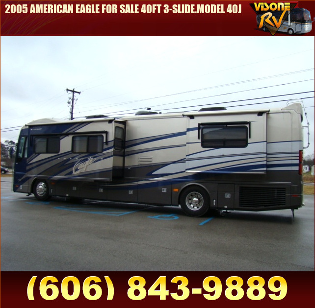 Salvage RV Parts 2005 AMERICAN EAGLE FOR SALE 40FT 3-SLIDE.MODEL 40J ...