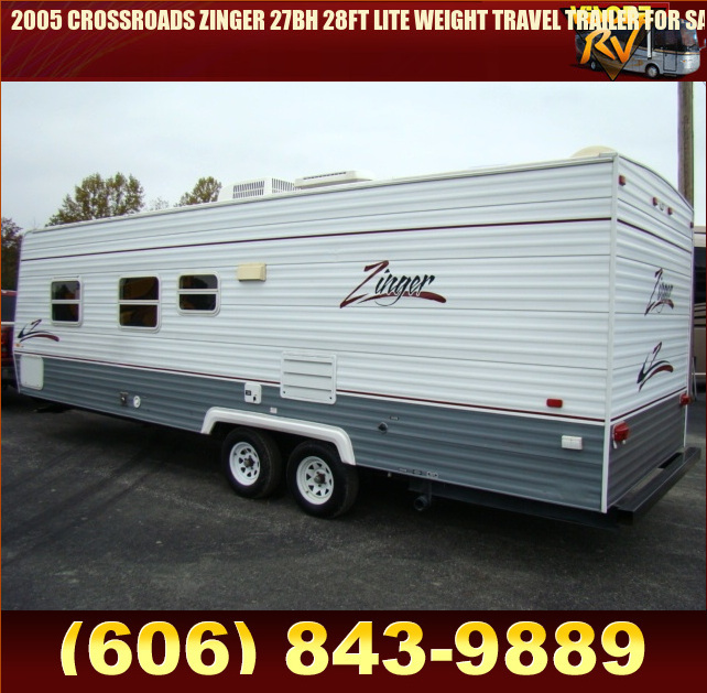 Salvage RV Parts 2005 CROSSROADS ZINGER 27BH 28FT LITE WEIGHT TRAVEL