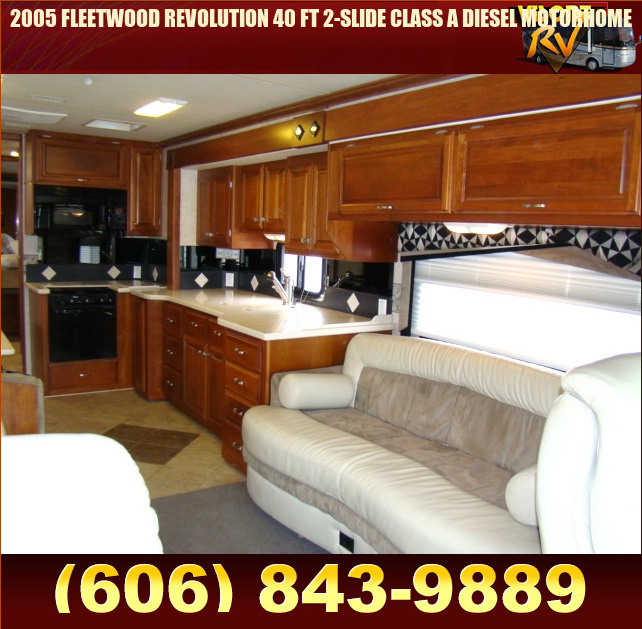 Salvage RV Parts 2005 FLEETWOOD REVOLUTION 40 FT 2-SLIDE CLASS A DIESEL ...