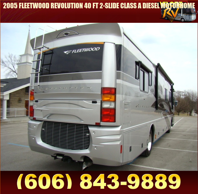Used RV Parts 2005 FLEETWOOD REVOLUTION 40 FT 2-SLIDE CLASS A DIESEL ...