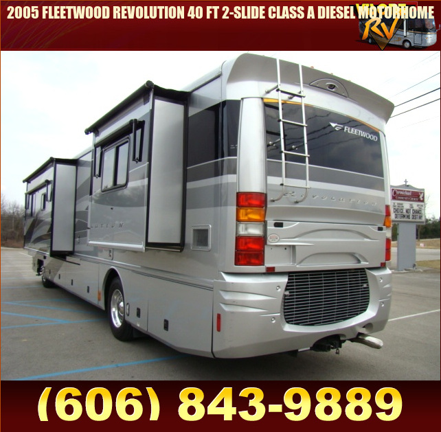 Salvage RV Parts 2005 FLEETWOOD REVOLUTION 40 FT 2-SLIDE CLASS A DIESEL ...