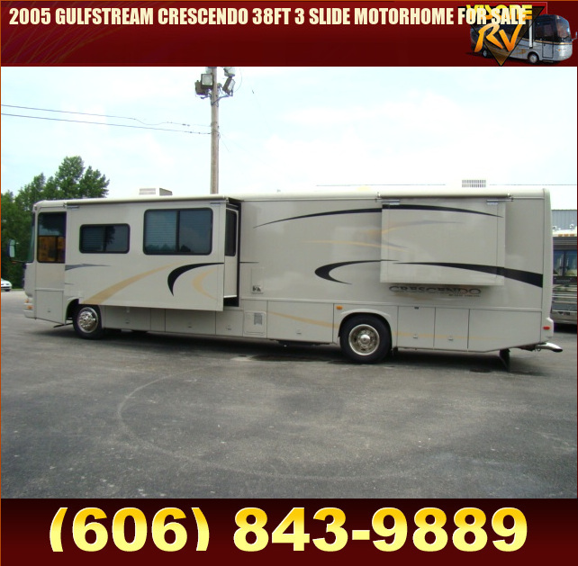 Salvage RV Parts 2005 GULFSTREAM CRESCENDO 38FT 3 SLIDE MOTORHOME FOR