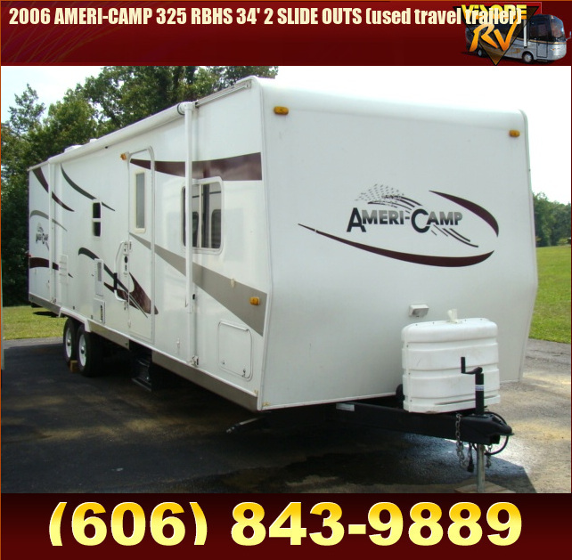 Salvage RV Parts 2006 AMERICAMP 325 RBHS 34' 2 SLIDE OUTS (used travel