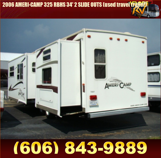 Salvage RV Parts 2006 AMERICAMP 325 RBHS 34' 2 SLIDE OUTS (used travel