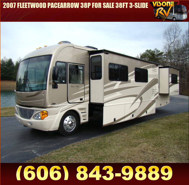 Salvage RV Parts 2007 FLEETWOOD PACEARROW 38P FOR SALE 38FT 3SLIDE RVs