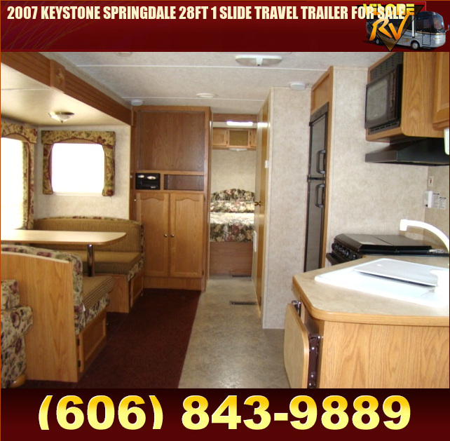 Used RV Parts 2007 KEYSTONE SPRINGDALE 28FT 1 SLIDE TRAVEL TRAILER FOR