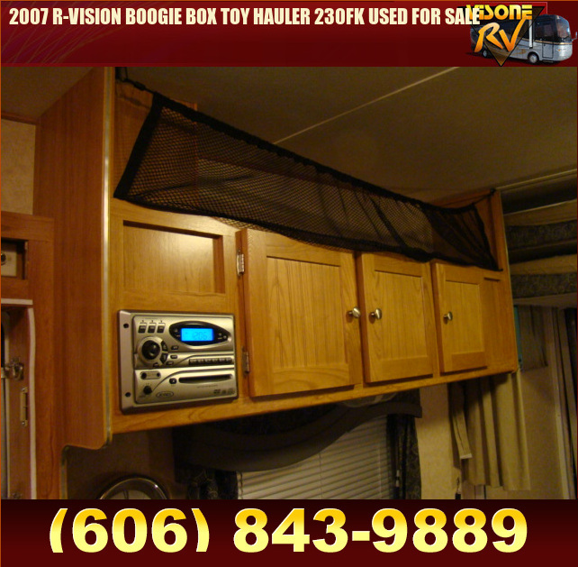 Salvage RV Parts 2007 RVISION BOOGIE BOX TOY HAULER 230FK USED FOR