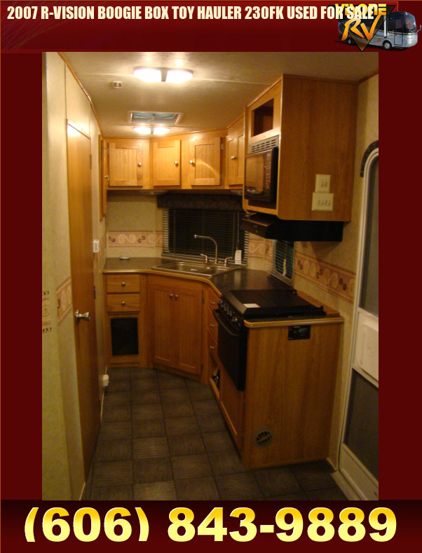 Salvage RV Parts 2007 RVISION BOOGIE BOX TOY HAULER 230FK USED FOR