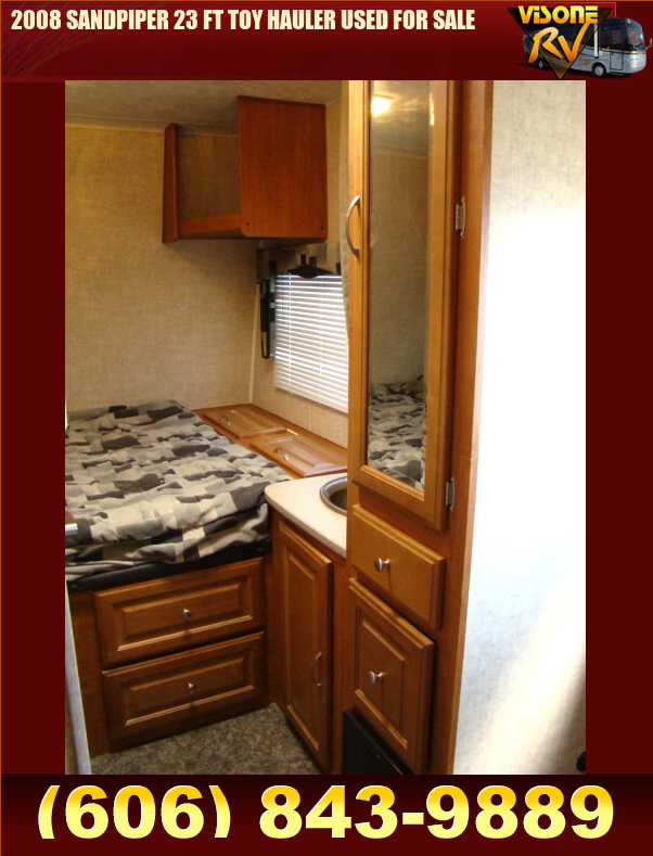 Used RV Parts 2008 SANDPIPER 23 FT TOY HAULER USED FOR SALE RVs Campers