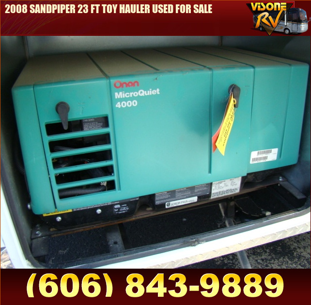 Salvage RV Parts 2008 SANDPIPER 23 FT TOY HAULER USED FOR SALE RVs