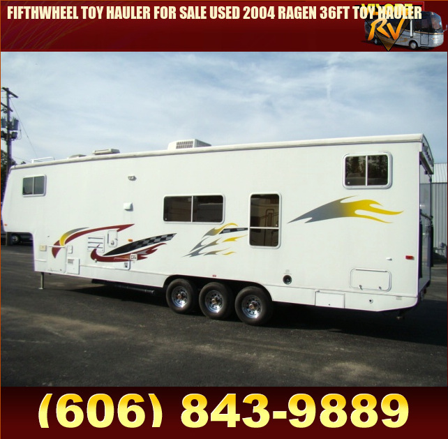 Salvage RV Parts FIFTHWHEEL TOY HAULER FOR SALE USED 2004 RAGEN 36FT