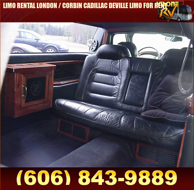 Salvage RV Parts LIMO RENTAL LONDON / CORBIN CADILLAC DEVILLE LIMO FOR