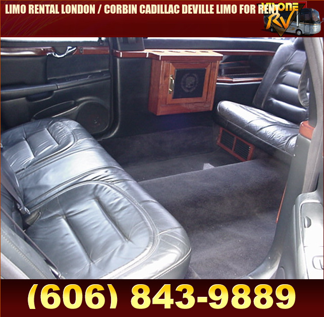Salvage RV Parts LIMO RENTAL LONDON / CORBIN CADILLAC DEVILLE LIMO FOR