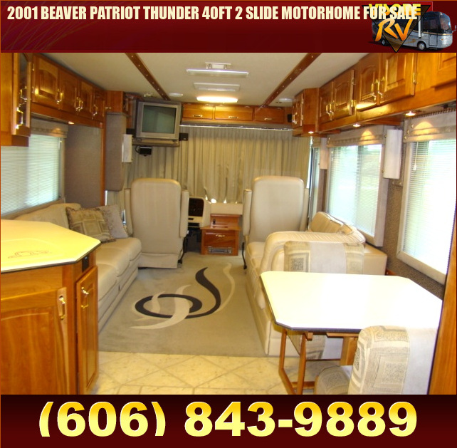 Salvage RV Parts 2001 BEAVER PATRIOT THUNDER 40FT 2 SLIDE MOTORHOME FOR ...
