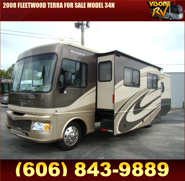Salvage RV Parts 2008 FLEETWOOD TERRA FOR SALE MODEL 34N RVs Campers
