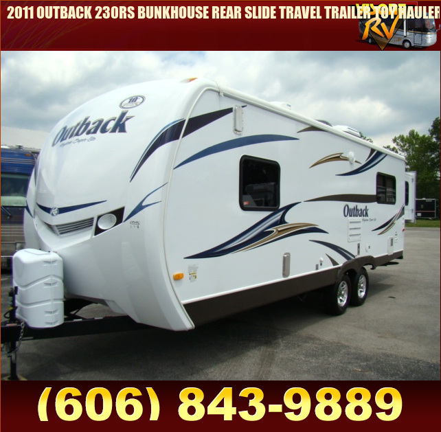 Salvage RV Parts 2011 OUTBACK 230RS BUNKHOUSE REAR SLIDE TRAVEL TRAILER