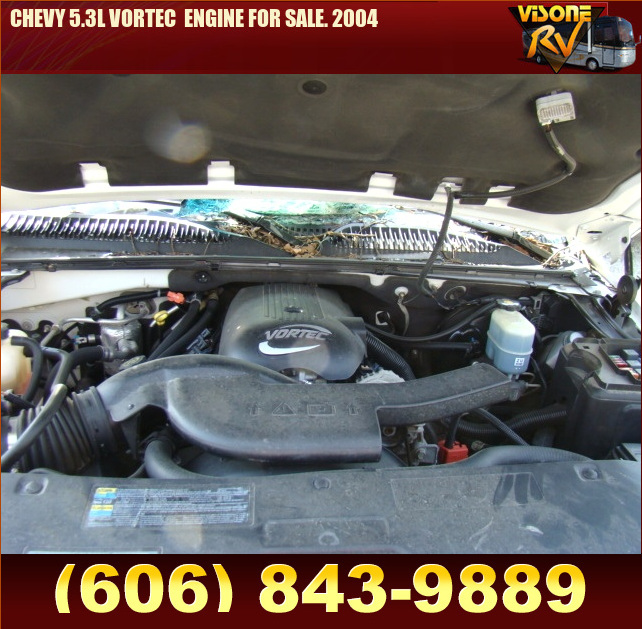 Salvage RV Parts CHEVY 5.3L VORTEC ENGINE FOR SALE. 2004 Used Auto