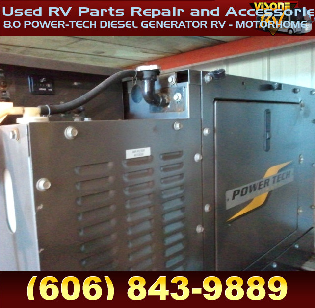 Used RV Parts 8.0 POWERTECH DIESEL GENERATOR RV MOTORHOME Used RV