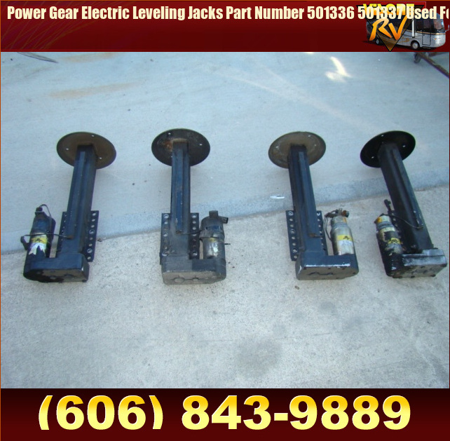 Salvage RV Parts Power Gear Electric Leveling Jacks Part Number 501336