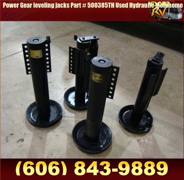 Power Rv Levelers Used RV Parts Power Gear leveling jacks Part # 500385TH Used Hydraulic ...