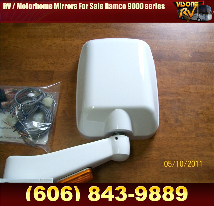 Salvage RV Parts RV / Motorhome Mirrors For Sale Ramco 9000 series Used