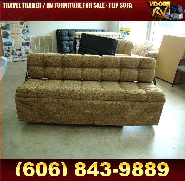 Salvage RV Parts TRAVEL TRAILER / RV FURNITURE FOR SALE FLIP SOFA