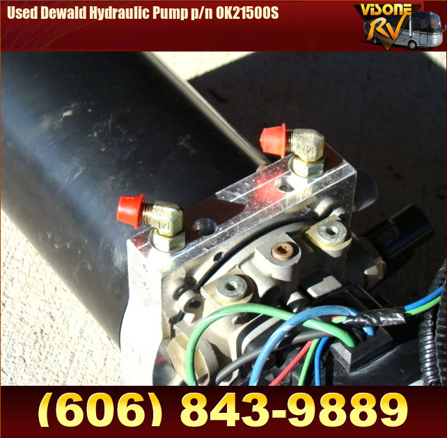 Used RV Parts Used Dewald Hydraulic Pump p/n OK21500S Used RV Parts Dewald Rv Hydraulic Pump For Sale